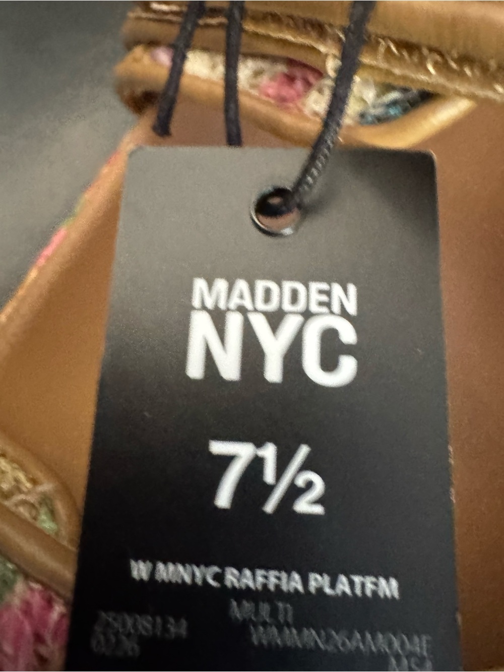 Madden NYC Multicolor Striped Women’s Comfort Sandals - Picture 5 of 6